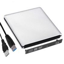 블루레이 플레이어 ODD 외부 외장형 12.7mm USB 3.0 블루 레이 드라이브 외장 광학 인클로저 SATA-USB 케이, 한개옵션0