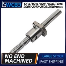 볼스크류 베어링 너트 서포트 가이드 CNC 공작 기계 볼 나사 원형 구멍 1204 1604 1605 1610 2004 2005 2505 2510S 고속 전송 모듈 모든 길이 100, CHINA, 1150mm, 2510S No machined