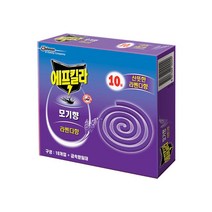 에프킬라 모기향 라벤다, 10개입, 1개