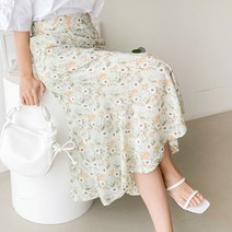 드레스날다 민들레향기 쉬폰 밴딩 롱 스커트(sk245)