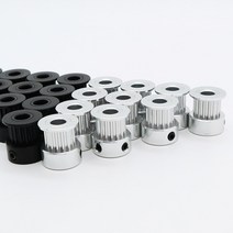 GKTOOLS GT2 타이밍 풀리 2GT 40 치아 보어 5/6/6.35/8/10/12mm 동기 휠 폭 6/9/10/15mm 벨트 3D 프린터 부품, [01] Bore  5mm, [01] Belt Width 6mm