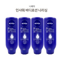 조은마켓 유수분 보습막 형성!! 니베아 인샤워 바디로션 400ml 샤워중 바르는 간편보습, 인샤워 바디로션 - 4개
