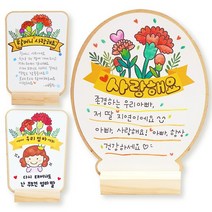[천삼백케이] [피오피스토리] 카네이션감사패 (4인)카네이션 사각, 단품