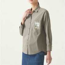 올리비아로렌 올리비아로렌[고잔NC] VOCNLXF7421 포켓 프린트 간절기 셔츠