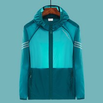 에버유어스 여름 바람막이 여성 자외선 차단 얇은 경량바람막이 인디고블루