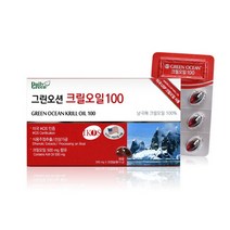데일리그린 그린오션 크릴오일 30캡슐 크릴새우 액상 원액 오메가3 인지질 아스타잔틴 KRILLOIL 효과 효능 복용법 추천, 4box