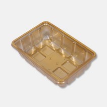 PET 포장용기 금색 1kg 묶음 박스 고기진열 정육용기 배달 포장, 묶음 (100개)