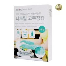 라이브잇 프로그 니트릴 고무장갑 대형 민트, 7개, 3개입