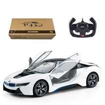 RC카 BMW i8 무선 조종 자동차 성인용 알씨카, C 화이트(도어오픈)