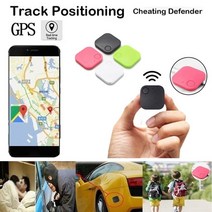 GPS 추적기 자동차 미니 스마트 알람 장치 블루투스 GPS 로케이터 실시간 파인더 차량 어린이 애완 동물 개 지갑 분실 방지 장치, 하얀