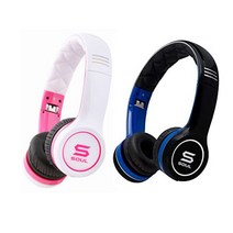 SOUL SL100 접이식 헤드폰, SOUL SL100헤드폰(화이트핑크)
