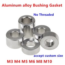 자동차 흠집 제거 스크래치 수리 컴파운드 복원105pcs 알루미늄 cnc 부싱 개스킷 m3 m4 m5 m6 m8 m10 알루미늄 합금 플랫 와셔 개스킷 스레드 스탠드오프 없음, m6x10xl(10개), 길이 16mm
