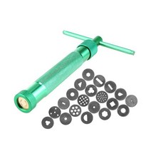 도자기물레20 스타일 부드러운 도자기 클레이 압출기 세라믹 공예 붐비는 진흙 기계 조각 폴리머 도구 모, [01] Green