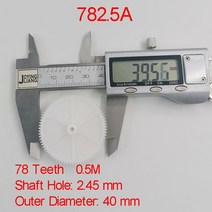 웜기어 베벨기어 톱니바퀴 4061mm 직경 큰 기어 0.5M 782.5A 802A 1002A 기계 유지 보수 휠 80 톱니 78120, 03 902A x1 Piece