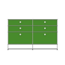 [무케] 디엘로_모듈가구 2x4 서랍장A (스틸상판/바퀴X), 단품