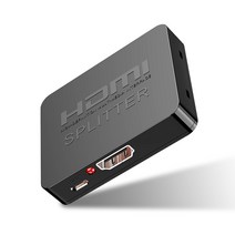 4K HDMI 분배기 1x2 신호 증폭기 스위치 1 인 2 아웃 박스 듀얼 모니터 용 비디오 HDTV DVD PC PS3 Xbox, 한개옵션0