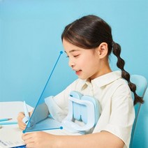 어린이 바른 자세 교정 쿠션 허리펴주는 교정기, 옐로우