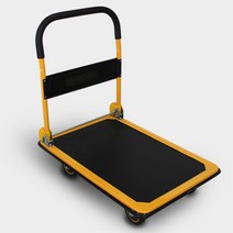 폴딩 손잡이 핸드카트 소형 운반 카트 접이식손수레 식당용 무거운짐옮기기 포장대행, 1개, 대 화이트