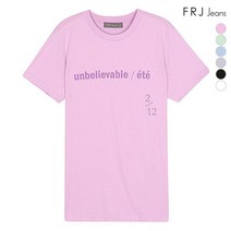 FRJ 유니 레터링프린트티셔츠 F86U-TM844S