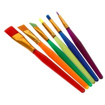 유치원 물감 수업 굵은붓 넓은붓 유아붓 6종 어린이집 낙서 미술용품 물붓