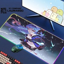 에픽 세븐 Rgb 마우스 패드 게이머 키보드 매트 책상 애니메이션 카펫 Pc 빅 게임 캐비닛 확장, 01 GG001209_01 RGB300x700x3mm