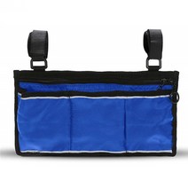 장애인 전동 스쿠터 jaycreer 35x19cm 휠체어 사이드 백 - 이동 장치를, 푸른