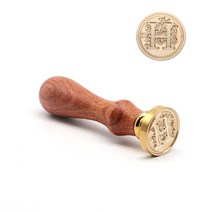 압인기 레트로 나무 스탬프 클래식 26 글자 Az 알파벳 이니셜 씰링 왁스 인감 고대 포스트 골동품 선물, 06 H