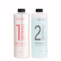 솔리드 뮤즈 멀티펌 1000ml 파마약 퍼머약 펌제 볼륨파마약 볼륨웨이브 매직약 스트레이트 미용재료 단백질펌 곱슬머리약 롯드 가위 브러쉬