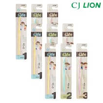 CJ 라이온 키즈 세이프 칫솔 1단계 2단계 3단계 x3개, 1단계 0~3세 - 3개