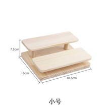 나무부스 행사 매대 판 테이블 진열 디스플레이, 원목 계단 2단