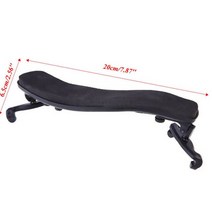 1Pcs 조정 가능한 유니버설 타입 바이올린 숄더 레스트 패드 지원 블랙 패딩 3/4 & 4/4 어쿠스틱 액세