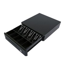 엘르시 푸쉬타입 카운터금고 ECS-330R 돈통 수제금고 금전함, 색상:블랙