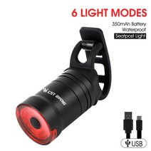 스마트 자전거 라이트 자동 브레이크 감지 MTB 도로 후면 방수 LED 손전등 USB 충전 램프 사이클링 미등, 스페인, Seatpost Light A