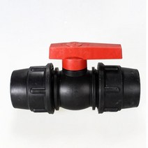 싱글 관수 농수관 여과기 조임식 PE 유니온밸브 25mm 유니온밸브25mm, 7개