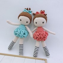 레드콤마 코바늘인형 DIY패키지+코바늘5호+돗바늘2개+동영상 뜨개질 DIY 패키지, 민트, 1개