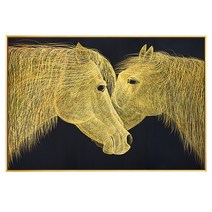현관 사무실 말 성공 재물운 그림 보석십자수 재료, 100x70cm