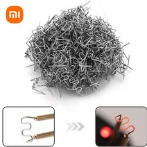 핫 스테이플러 뜨거운 공기 총 플라스틱 용접 기계 범퍼 납땜 인두 스테이플 자동차 범퍼 대시 보드 수리 도구 키트, 100개, 08