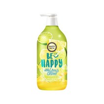 바디 노인냄새제거 900g 남자 해피 바스 워시 여름 등여드름 대용량, 유자라임900g