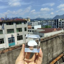 스탈 볼 내부 조각 투명 사랑 심장 구름 문 홈 스마스 선물 사진 소품, 03 Cloud_03 4cm