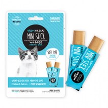 2개묶음)캣퓨어 미니스틱 닭가슴연어 7g 8p, 1개