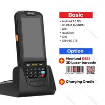 카드 포스기 POs 이지체크 단말기 신화포 4G 안드로이드 PDA POS 휴대용 단말기 재고 Honeywell 1D 2D QR, 08 2D NLE483 Charger_02 AU