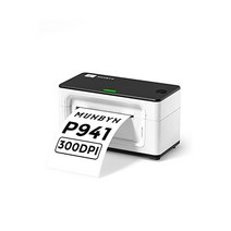 라벨 프린트기 MUNBYN 열전사 프린터 300DPI 4x6 USB