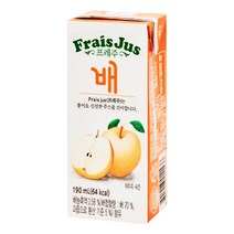 일화 프레주 테트라팩 배, 48팩, 190ml