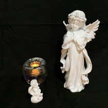 천사석고상 빈티지 기도하는 천사상 천사 조각상 인형 엔틱 인테리어 대형 실내 장식품 촬영소품