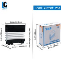 단상 슬림 전압 조정기 10A 25A 40A 50A 60A 80A 0-10V 4-20mA 0-5V 제어 SSR, 02 25A_03 LA  4-20mA