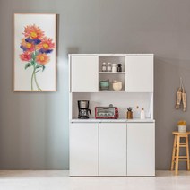 Sunshine 사무실음료대 주방 휴게실 선반 수납장 탕비실 선반 서랍장 1200, 그레이대리석