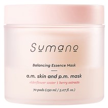 수마노팩 진정보습 밸런싱 에센스 마스크팩 150ml (70매) 1개