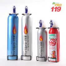 휴대용 차량용 초기 진압용 간이 소화기 미니소화기 소형, 레드