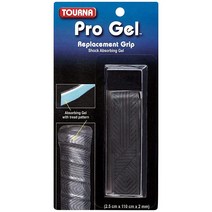 Tourna Pro Gel Max 쿠션 테니스 교체용 그립, 단일사이즈