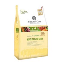 네츄럴코어 에코4 슬림다운 유기농 오리 애견사료, 2kg